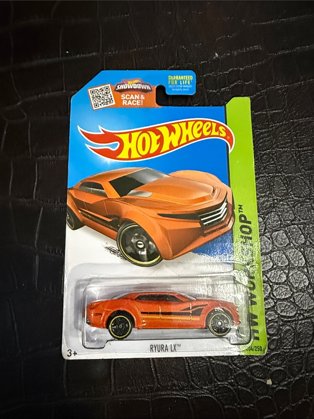 Mattel Hot Wheels Orange Ryura LX Die-Cast Car with Black Accents